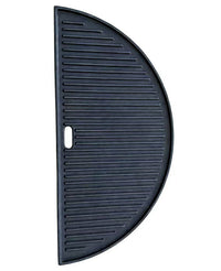 Puolikuun muotoinen valurautainen paistolevy Kamado Nordic Flame 25" varten