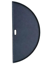 Puolikuun muotoinen valurautainen paistolevy Kamado Nordic Flame 25" varten