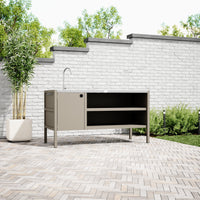 UMAMI moduuli 3 ulkokäyttöön keittiö pesualtaalla