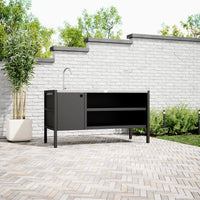 UMAMI moduuli 3 ulkokäyttöön keittiö pesualtaalla