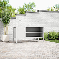 UMAMI moduuli 3 ulkokäyttöön keittiö pesualtaalla