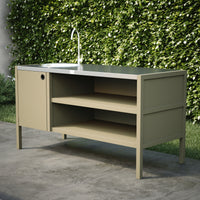 UMAMI moduuli 3 ulkokäyttöön keittiö pesualtaalla