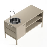 UMAMI moduuli 3 ulkokäyttöön keittiö pesualtaalla