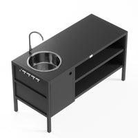 UMAMI moduuli 3 ulkokäyttöön keittiö pesualtaalla