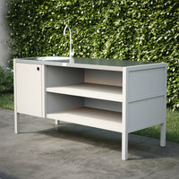 UMAMI moduuli 3 ulkokäyttöön keittiö pesualtaalla