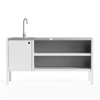 UMAMI moduuli 3 ulkokäyttöön keittiö pesualtaalla