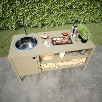 UMAMI moduuli 3 ulkokäyttöön keittiö pesualtaalla