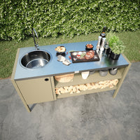 UMAMI moduuli 3 ulkokäyttöön keittiö pesualtaalla