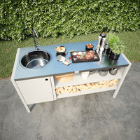 UMAMI moduuli 3 ulkokäyttöön keittiö pesualtaalla