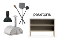 Nonno Peppe ved + tarvikkeet + Umami moduuli 2, beige / ruostumaton