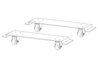 Pyöräsarja ROS-ulkokruukuille (1-par)