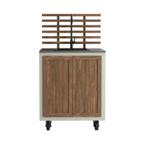 Gastro ulkokeittiön allasmoduuli ritiläselkänojalla