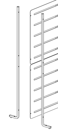RAMA Näkösuoja pylväs korkea