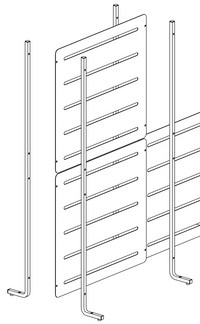RAMA Näkösuoja suora levy
