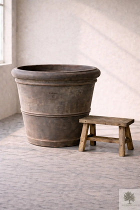Ruukku Terrakotta Harmaa - Toscana - 80 cm halkaisija - 64 cm korkeus 