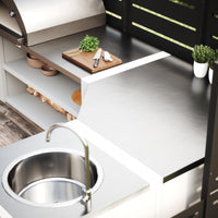 UMAMI ulkokokkipaketti, pesumoduuli, kulmamoduuli, moduuli 3, valkoinen / ruostumaton