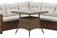 Watford kulmasohva sohvapöydällä - luonnonvärinen / beige