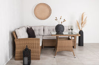 Watford kulmasohva sohvapöydällä - luonnonvärinen / beige