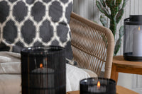 Chania kulmasohva sohvapöydällä - latte / akasia