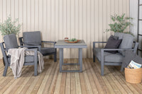 Barcelona-sohvasetti sohvapöydällä