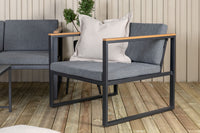 Dakar-sohvasetti sohvapöydällä