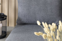 Odense lounge-sohva sohvapöydällä