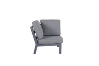 Barcelona kulmasohva sohvapöydällä - musta