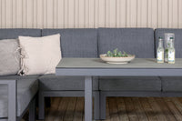 Barcelona kulmasohva sohvapöydällä - musta