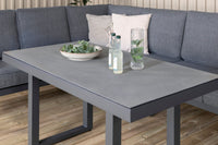 Barcelona kulmasohva sohvapöydällä - musta