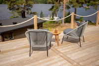 Ruokailuryhmä Chania, jossa 2 Lindos-ruokatuolia 