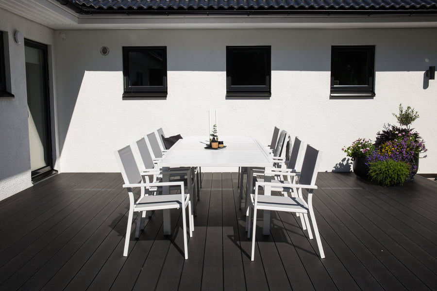 Marbella suorakulmainen ruokailuryhmä 