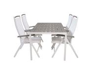 Break Suorakulmainen Ruokaryhmä Albany säädettävällä tuolilla 