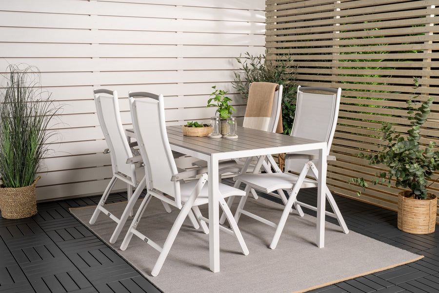 Break Suorakulmainen Ruokaryhmä Albany säädettävällä tuolilla 