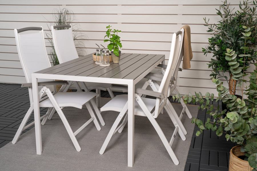 Break Suorakulmainen Ruokaryhmä Albany säädettävällä tuolilla 