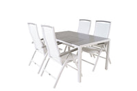 Break Suorakulmainen Ruokaryhmä Albany säädettävällä tuolilla 