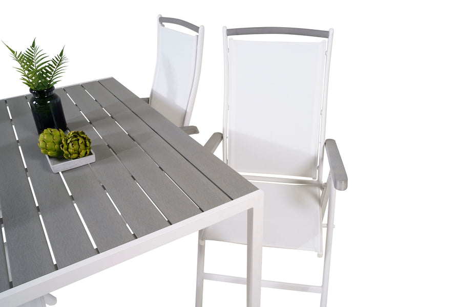 Break Suorakulmainen Ruokaryhmä Albany säädettävällä tuolilla 