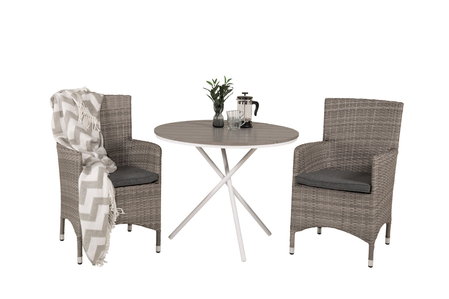 Ruokaryhmä Parma Malin-tuoleilla