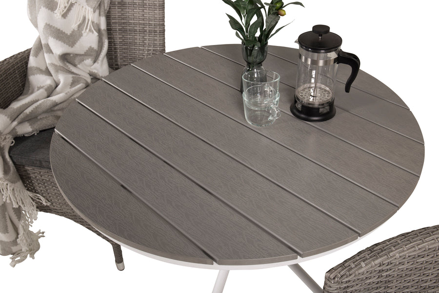 Ruokaryhmä Parma Malin-tuoleilla