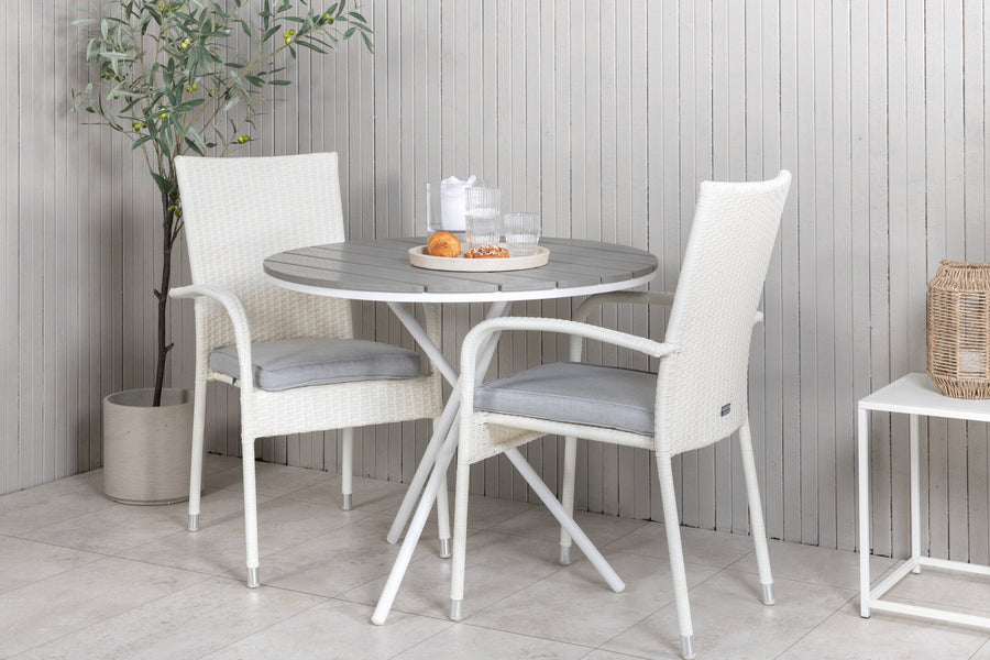 Ruokaryhmä Parma Anna-tuoleilla