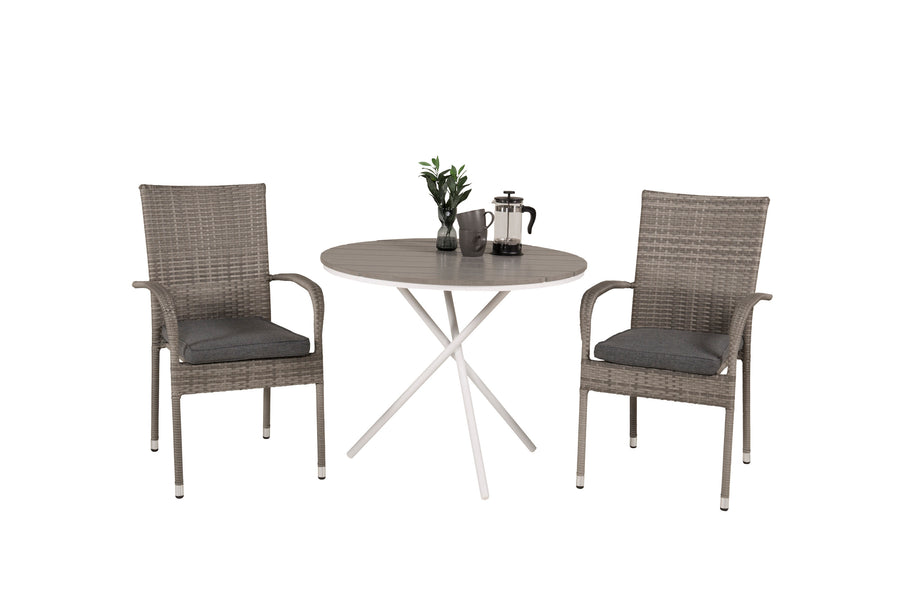 Ruokaryhmä Parma Anna-tuoleilla