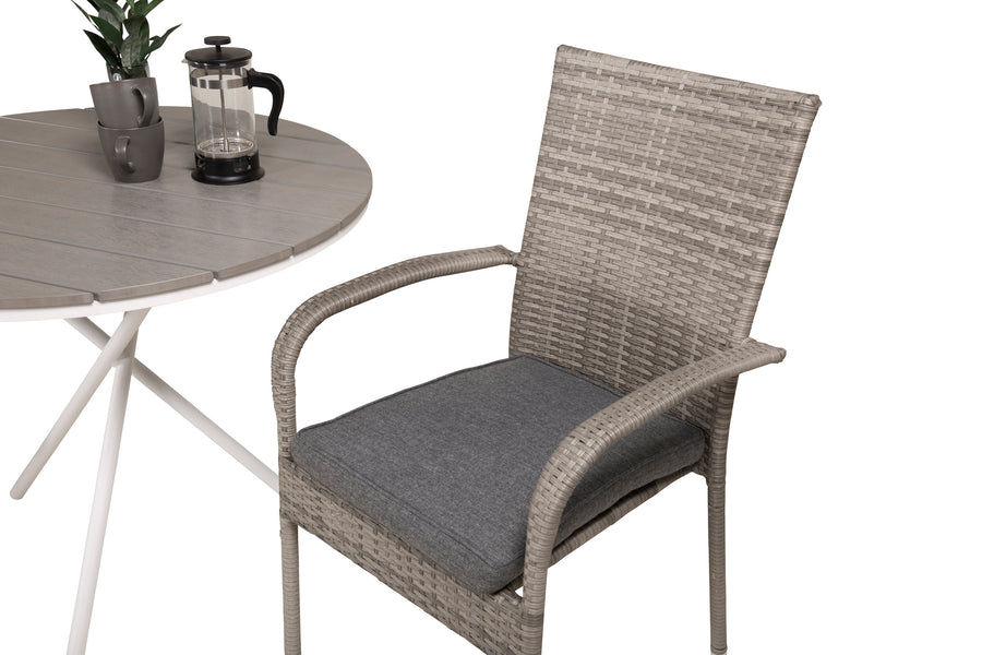 Ruokaryhmä Parma Anna-tuoleilla