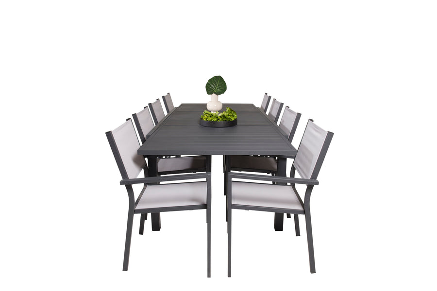 Marbella suorakulmainen ruokailuryhmä 