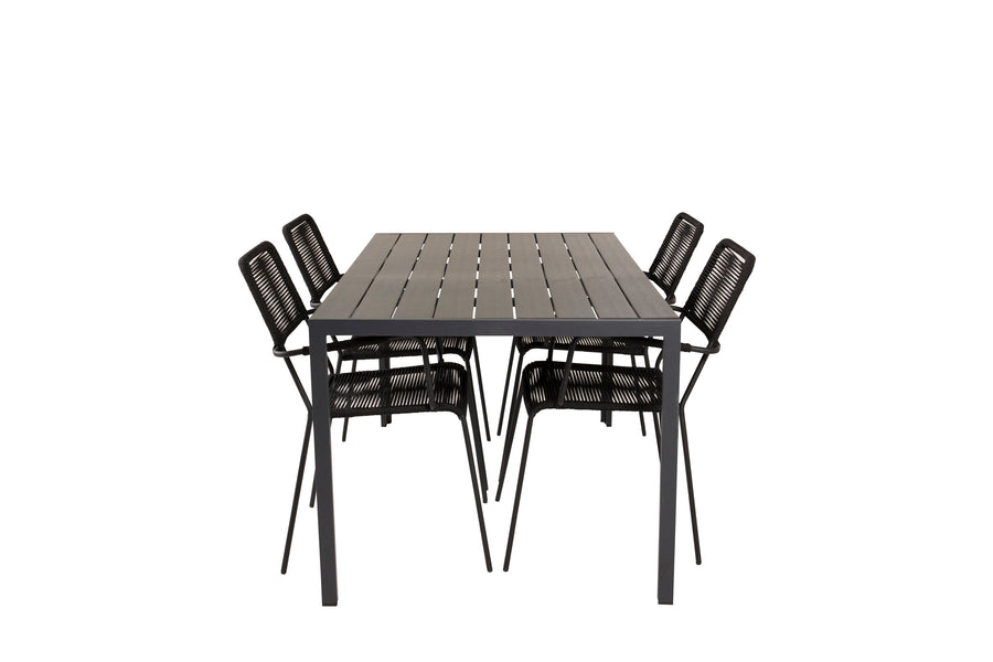 Break suorakulmainen ruokailuryhmä 