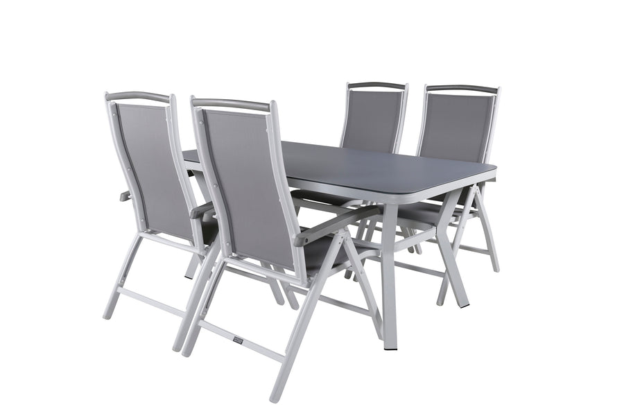 Ruokaryhmä Virya tuoleilla Albany