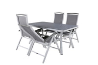 Ruokaryhmä Virya tuoleilla Albany