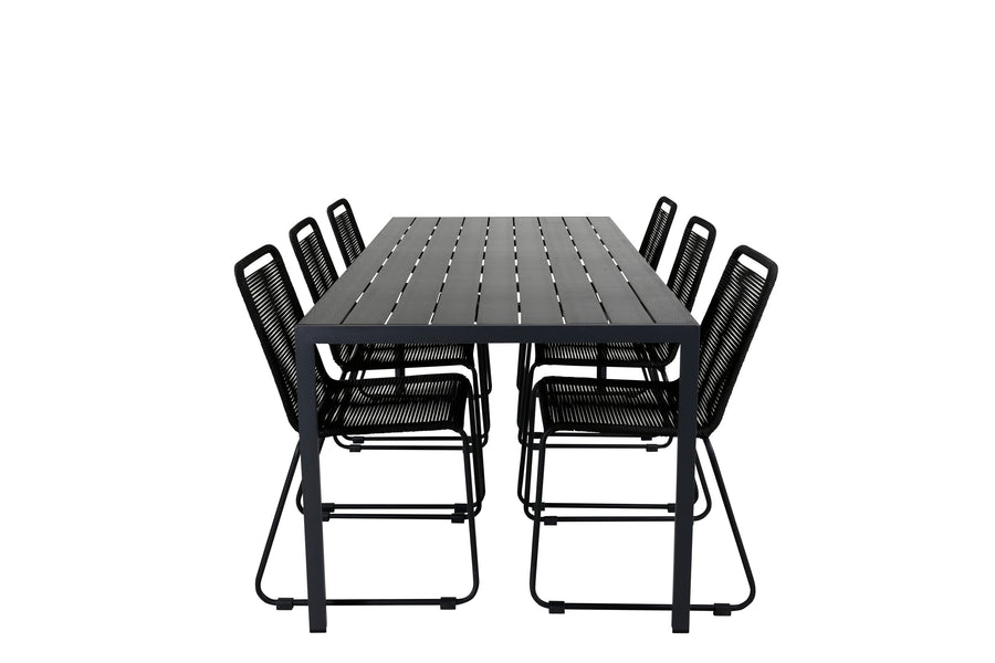 Ruokailuryhmä Break Lindos-tuoleilla 
