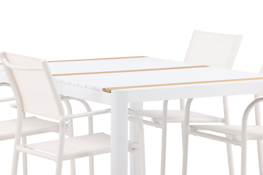Ruokapöytä Togo ja tuolit Santorini 