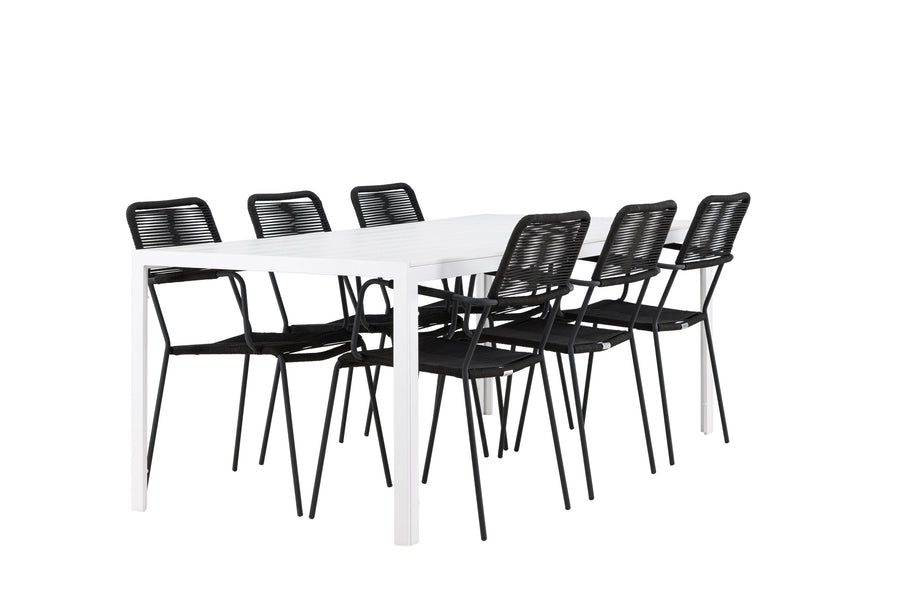 Break suorakulmainen ruokailuryhmä 