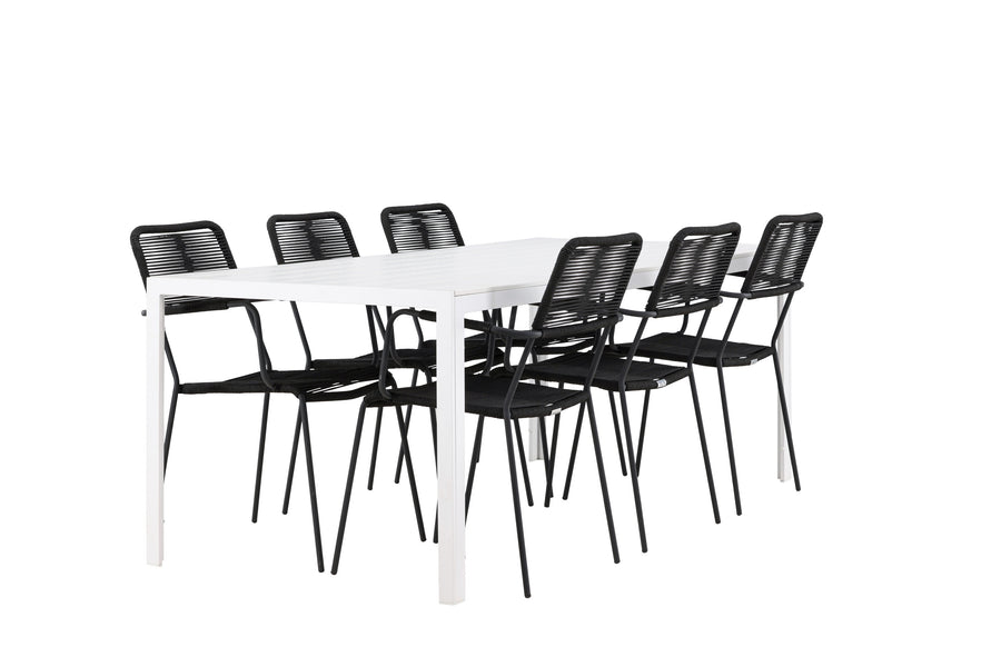 Break suorakulmainen ruokailuryhmä 