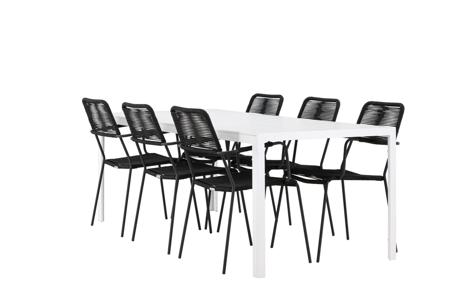 Break suorakulmainen ruokailuryhmä 